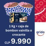 Promocion Kilo mas caja de bombon vainilla o bombon crocante